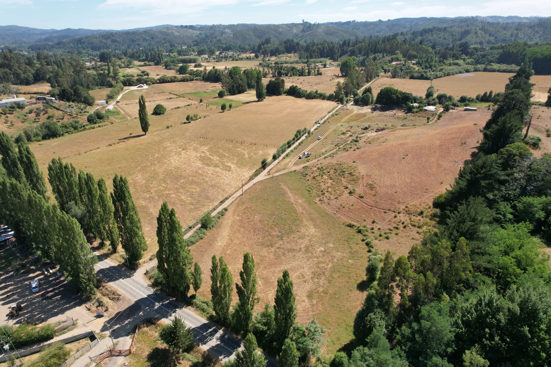 Vista panorámica del Valle San Onofre mostrando el hermoso paisaje natural y los lotes disponibles